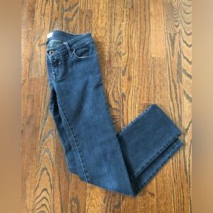 abercrombie kids Girls 12 Cute Stretch Maddy Fit Dark Wash Vintage Jeans - VGUC!